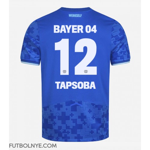 Camiseta Bayer Leverkusen Edmond Tapsoba #12 Tercera Equipación 2025-26 manga corta